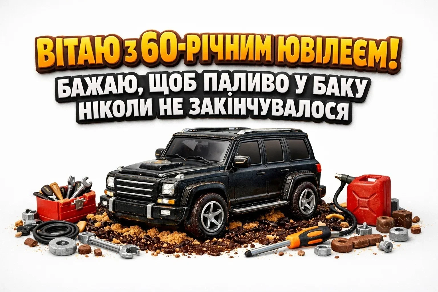 Привітання чоловіку на 60-річний ювілей: вірші, проза та листівки