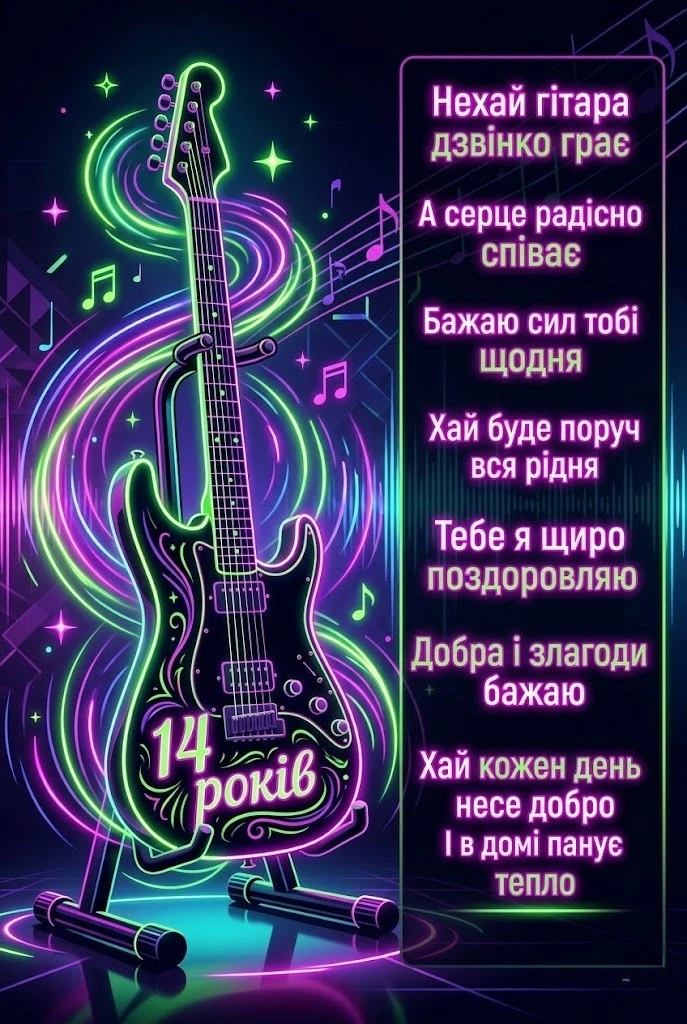 Найкращі привітання з днем народження для хлопця на 14 років: проза та вірші