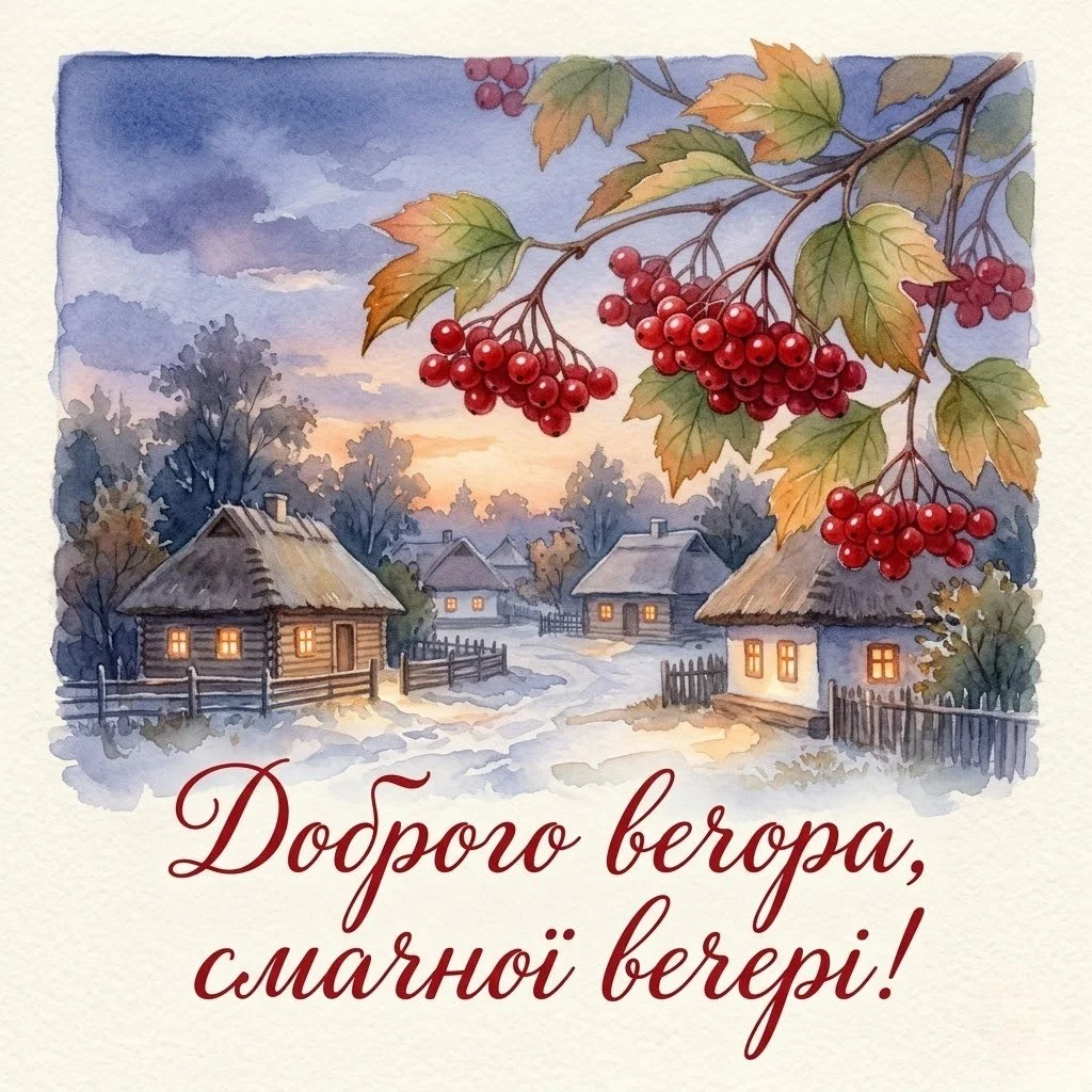 Доброго вечора, ми з України: патріотичні картинки та душевні побажання