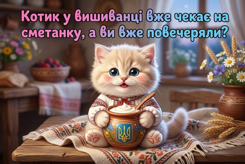 Доброго вечора, ми з України: патріотичні картинки та душевні побажання