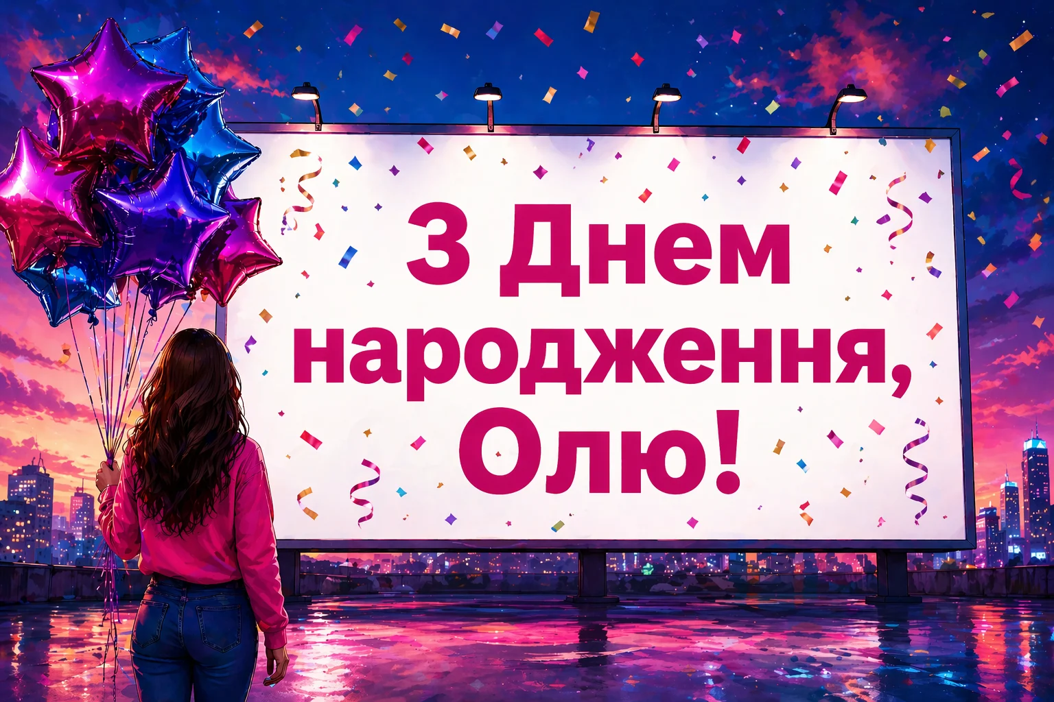 З днем народження, Олю! Красиві та щирі побажання у прозі та віршах
