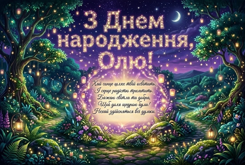 З днем народження, Олю! Красиві та щирі побажання у прозі та віршах