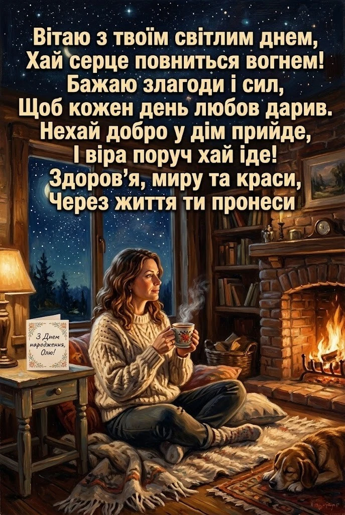 З днем народження, Олю! Красиві та щирі побажання у прозі та віршах