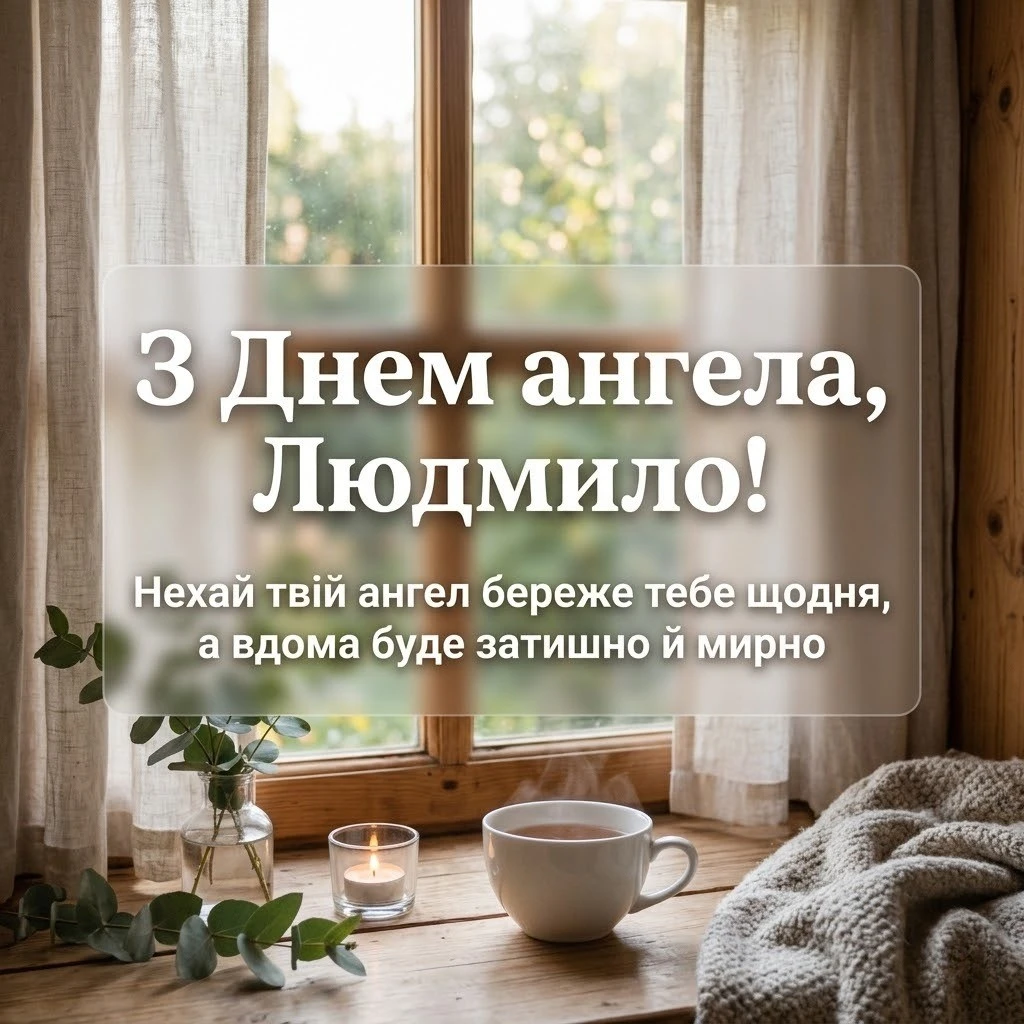 Душевні та ніжні привітання з днем ангела для Людмили