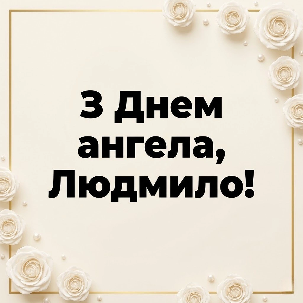 Душевні та ніжні привітання з днем ангела для Людмили