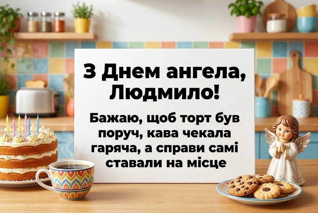 Душевні та ніжні привітання з днем ангела для Людмили