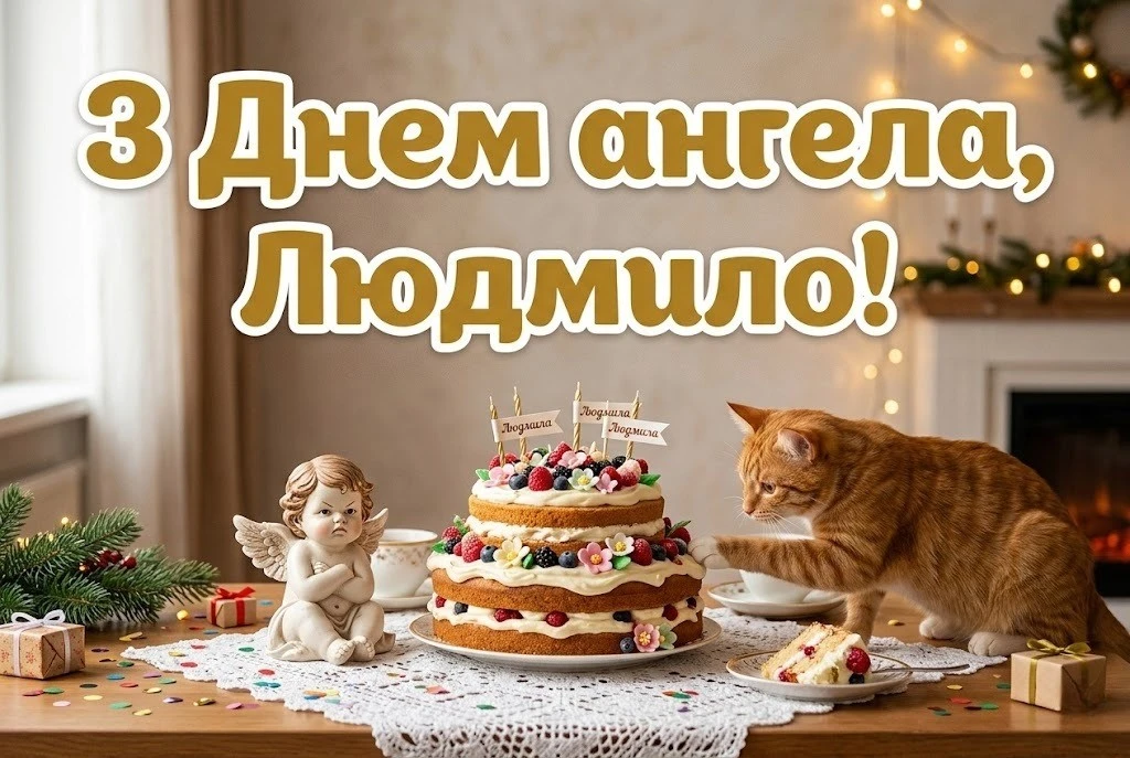 Душевні та ніжні привітання з днем ангела для Людмили
