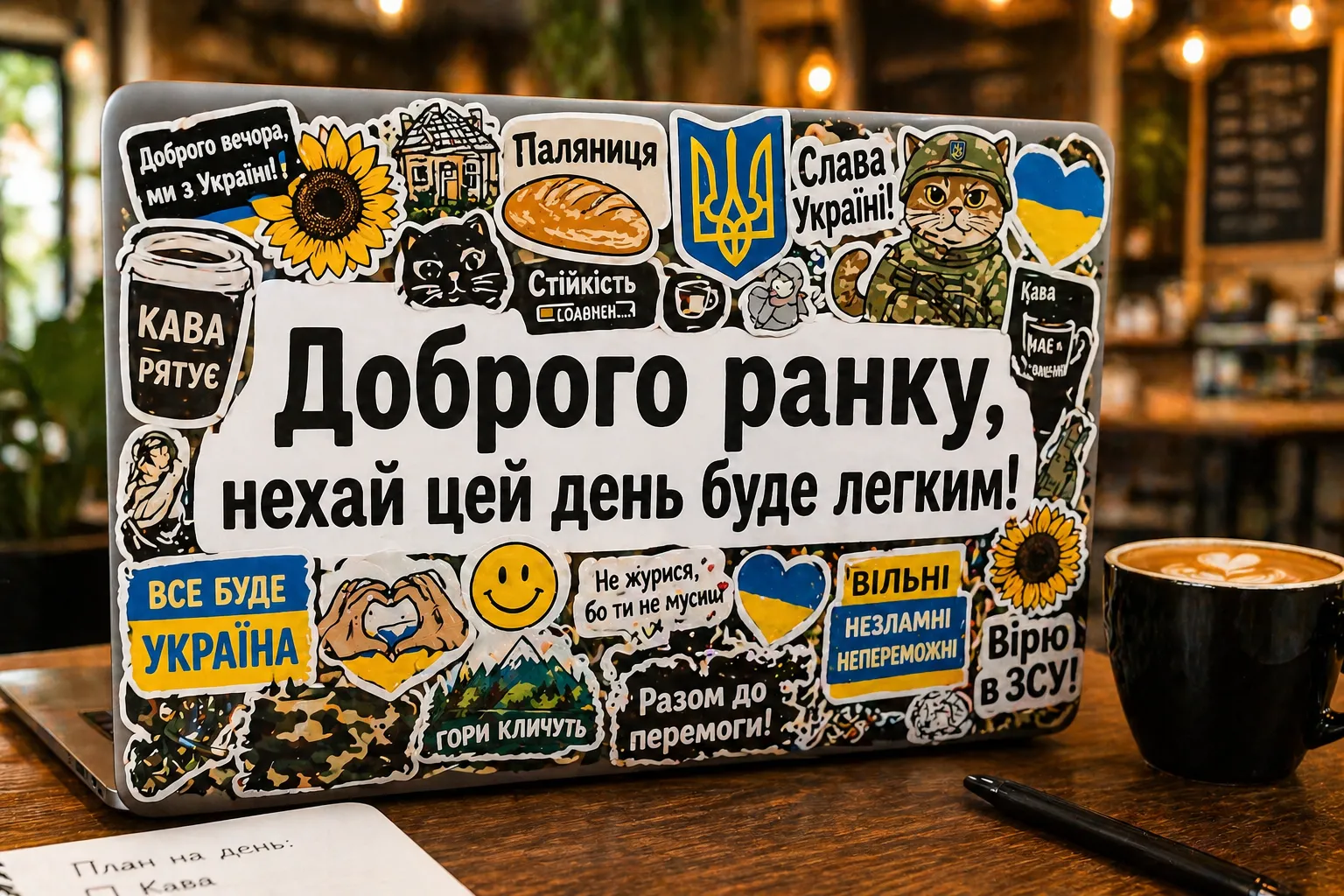 Доброго ранку: картинки, натхненні сучасною українською культурою та затишком
