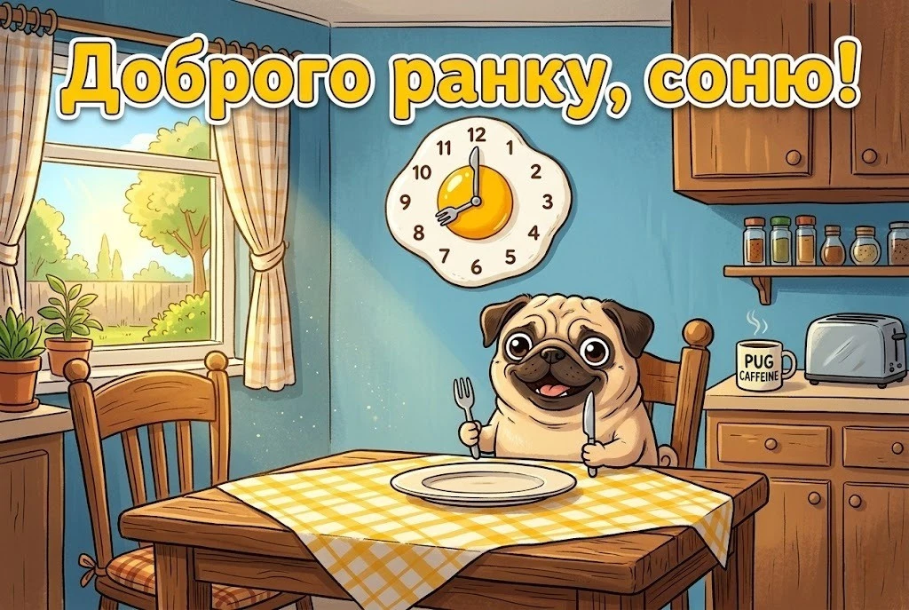 Доброго ранку: картинки, натхненні сучасною українською культурою та затишком