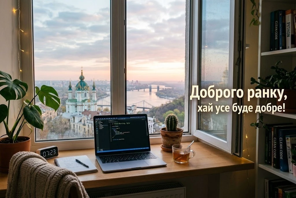 Доброго ранку: картинки, натхненні сучасною українською культурою та затишком
