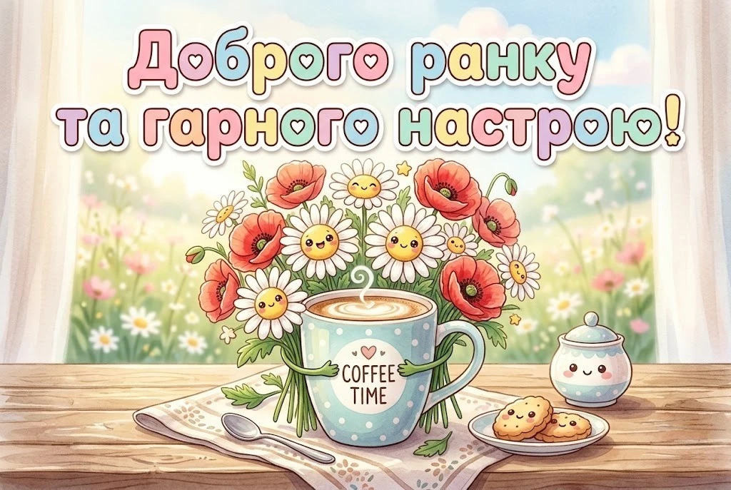 Доброго ранку: картинки, натхненні сучасною українською культурою та затишком