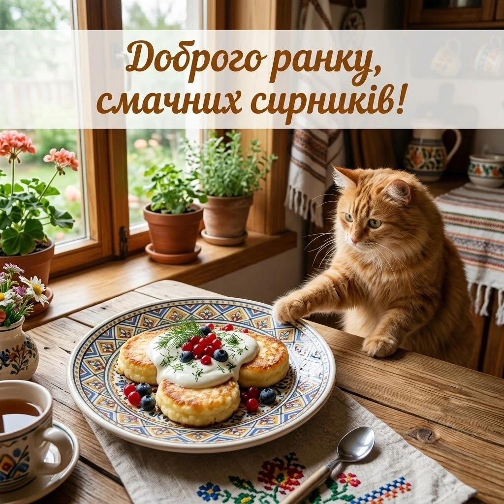 Доброго ранку: картинки, натхненні сучасною українською культурою та затишком