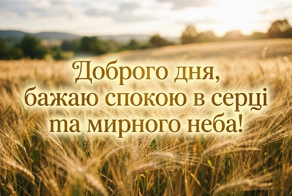 Доброго дня, спокою і гарного настрою: найкращі побажання та картинки для душі