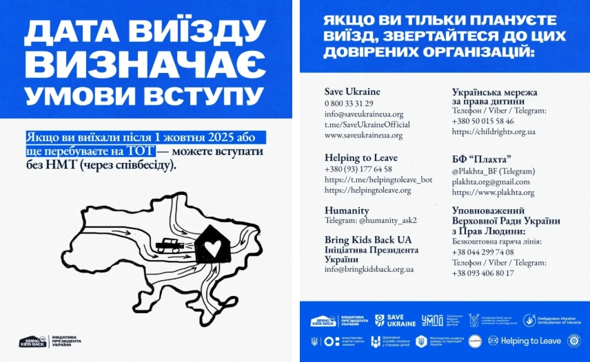 Вища освіта для молоді з ТОТ: на Хмельниччині розгорнули мережу підтримки абітурієнтів