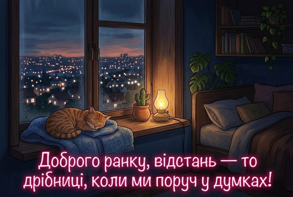 Доброго ранку, рідні: картинки для батьків, бо відстань — це лише кілометри, а не почуття
