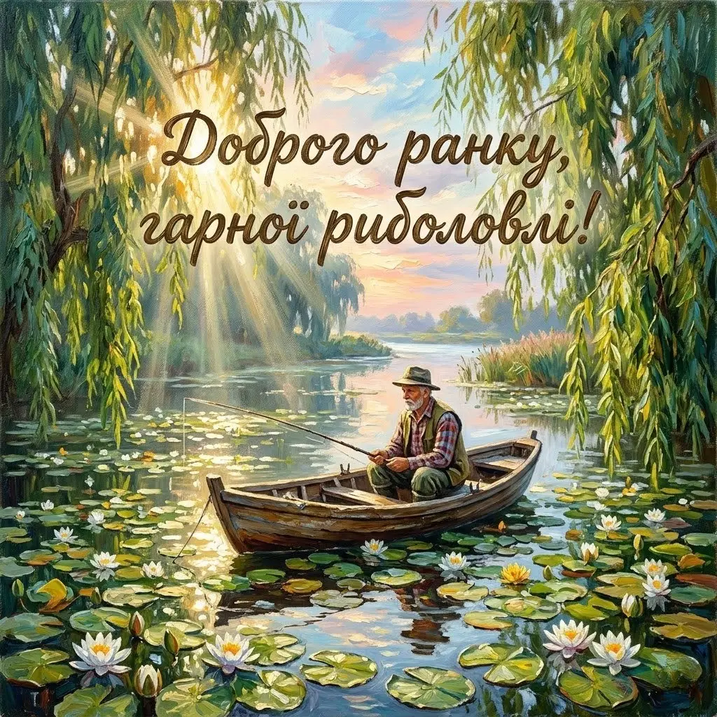 Доброго ранку і гарної рибалки: сучасні картинки та душевні привітання для справжніх українських рибалок