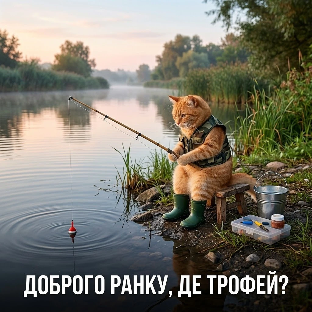 Доброго ранку і гарної рибалки: сучасні картинки та душевні привітання для справжніх українських рибалок