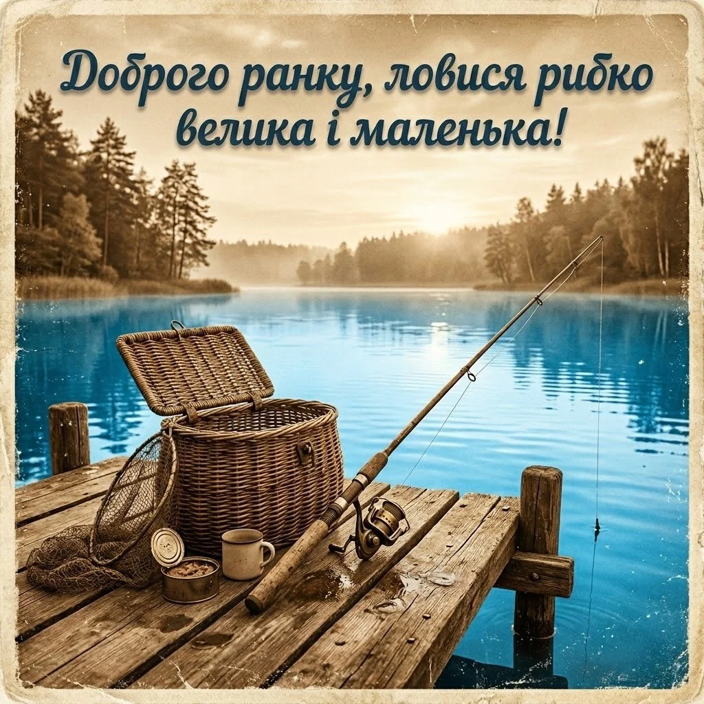 Доброго ранку і гарної рибалки: сучасні картинки та душевні привітання для справжніх українських рибалок
