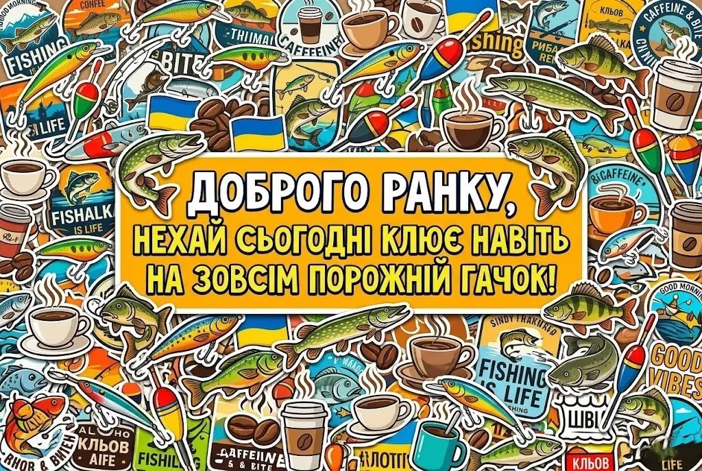 Доброго ранку і гарної рибалки: сучасні картинки та душевні привітання для справжніх українських рибалок