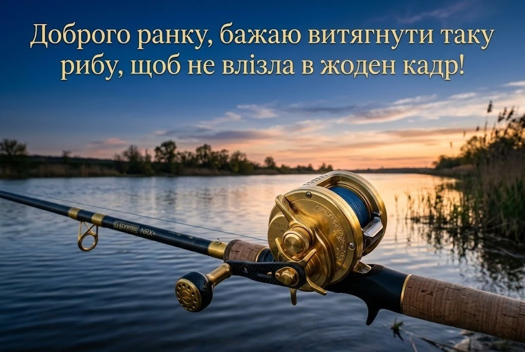 Доброго ранку і гарної рибалки: сучасні картинки та душевні привітання для справжніх українських рибалок