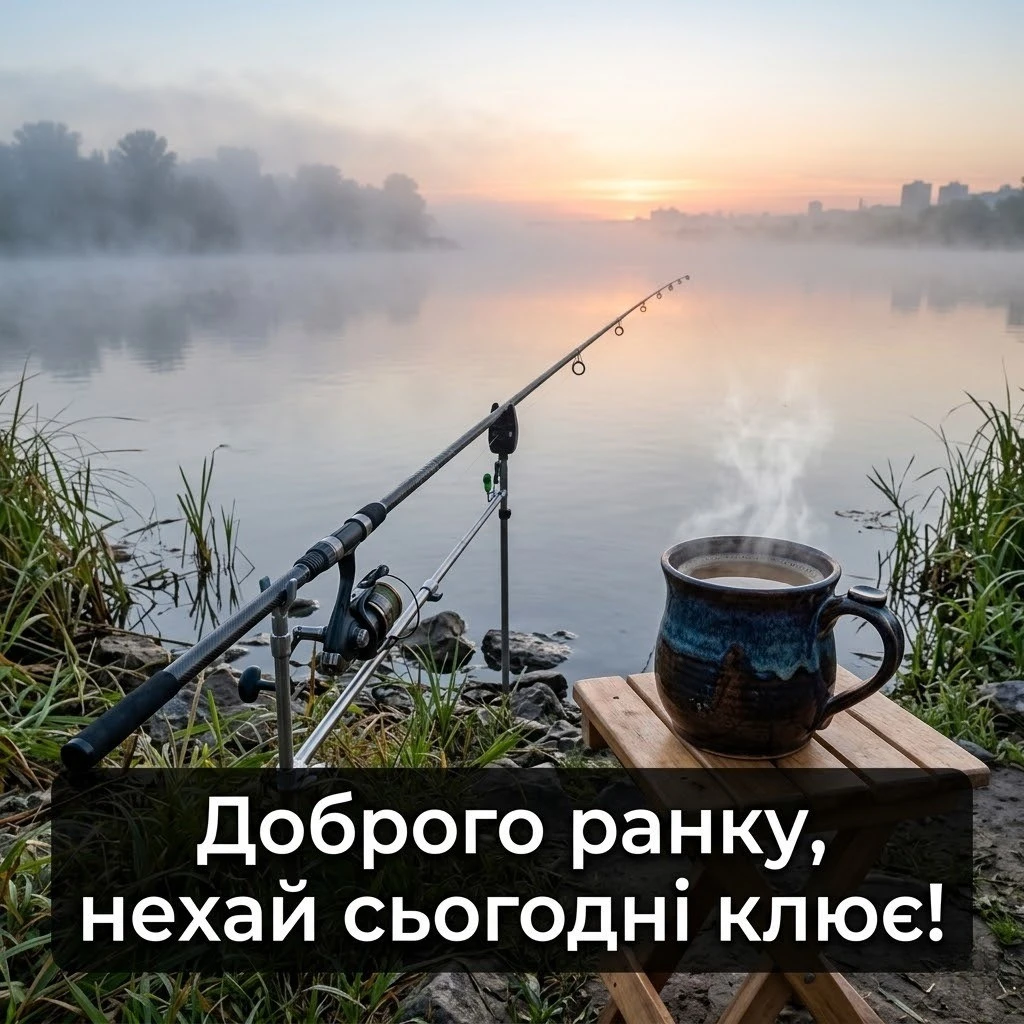 Доброго ранку і гарної рибалки: сучасні картинки та душевні привітання для справжніх українських рибалок