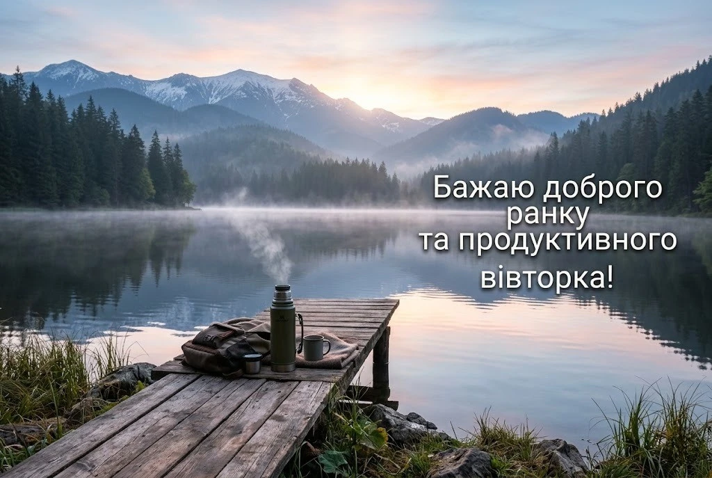 Доброго ранку і чудового вівторка, обіймаю: найтепліші листівки та побажання для гарного настрою