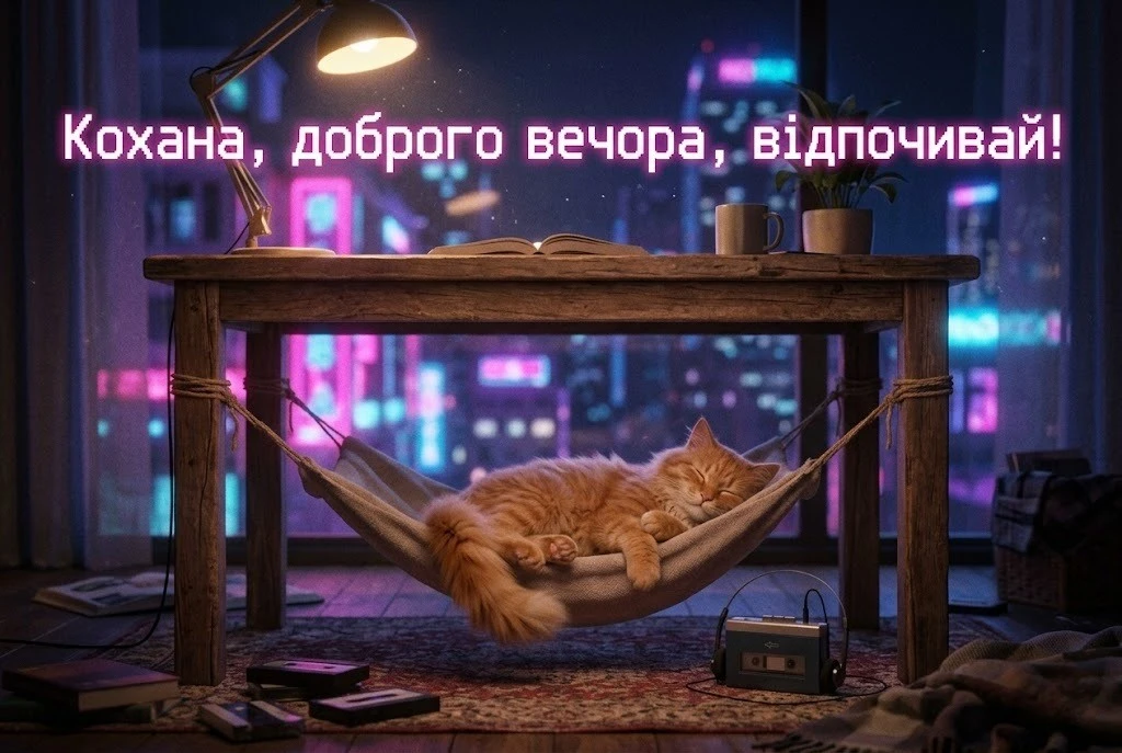 Доброго вечора, кохана, люблю тебе: душевні картинки та ніжні побажання для найближчої людини