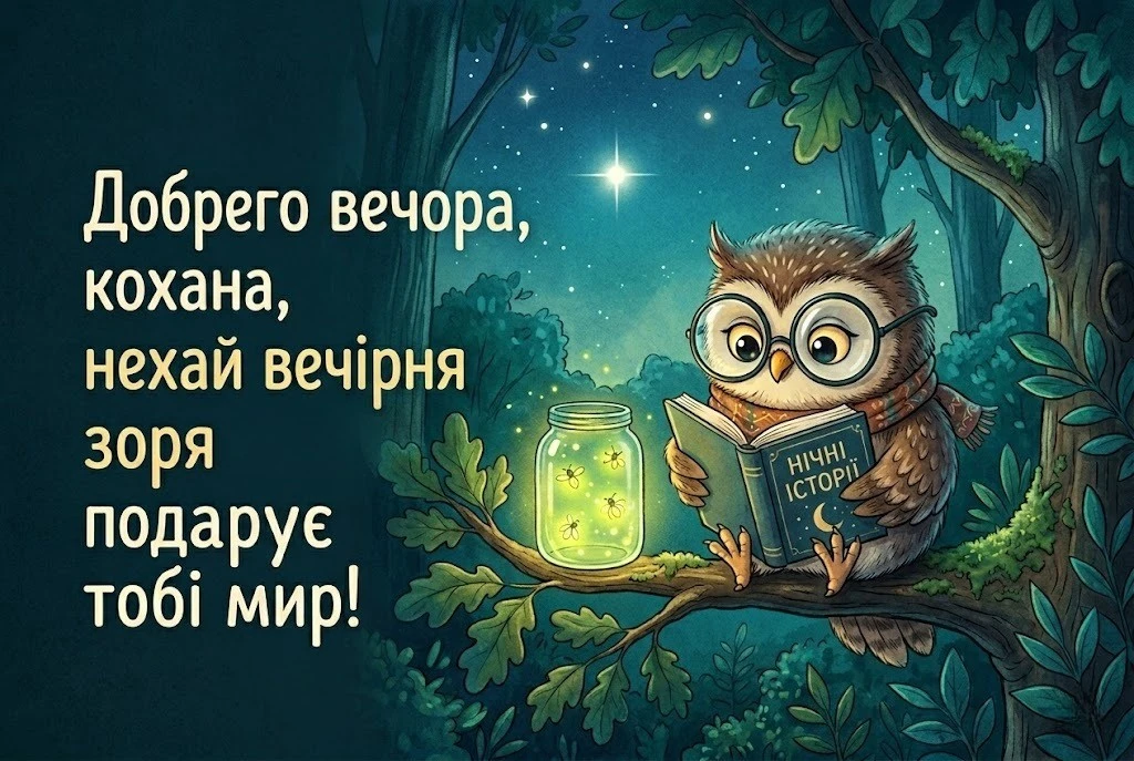 Доброго вечора, кохана, люблю тебе: душевні картинки та ніжні побажання для найближчої людини