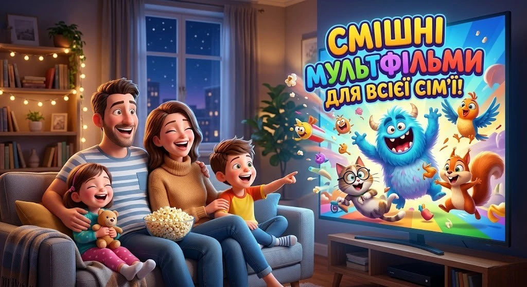 Смішні мультфільми для всієї сім’ї: що обрати на вечір