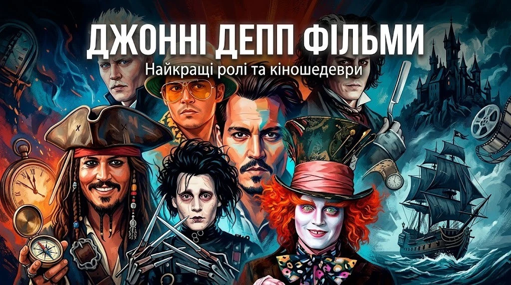 Усі відомі фільми Джонні Деппа в одній добірці