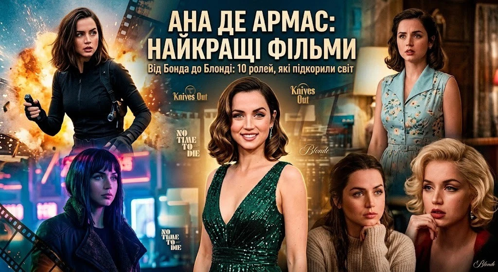 Фільми Ани де Армас від першої ролі до «Балерини»