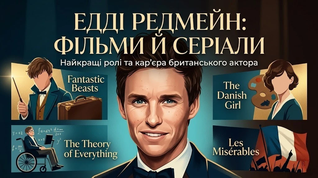 Едді Редмейн: фільми й серіали з рейтингами та описами
