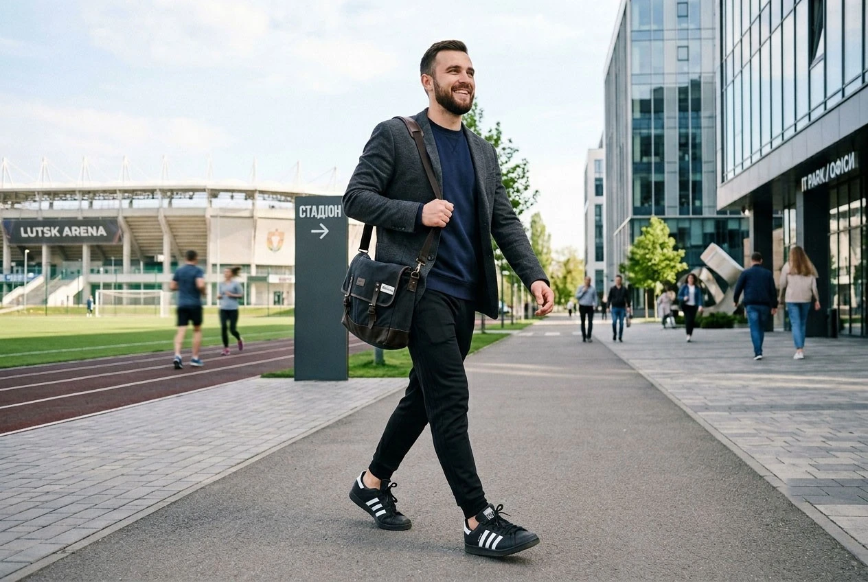 Від стадіону до офісу: універсальні чоловічі кросівки Adidas для будь-якого образу