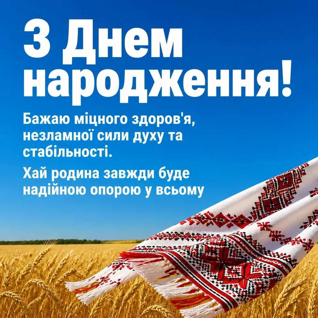 чоловіку українському стилі патріотичне привітання з днем народження чоловіку українському стилі патріотичне привітання з днем народження