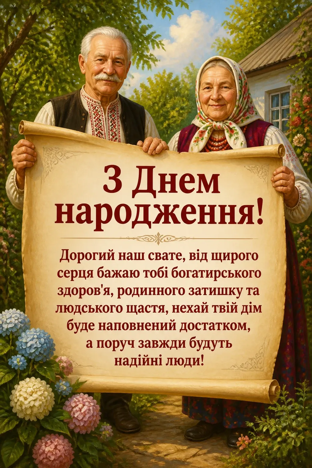 привітання для свата, від свахи привітання для свата, від свахи