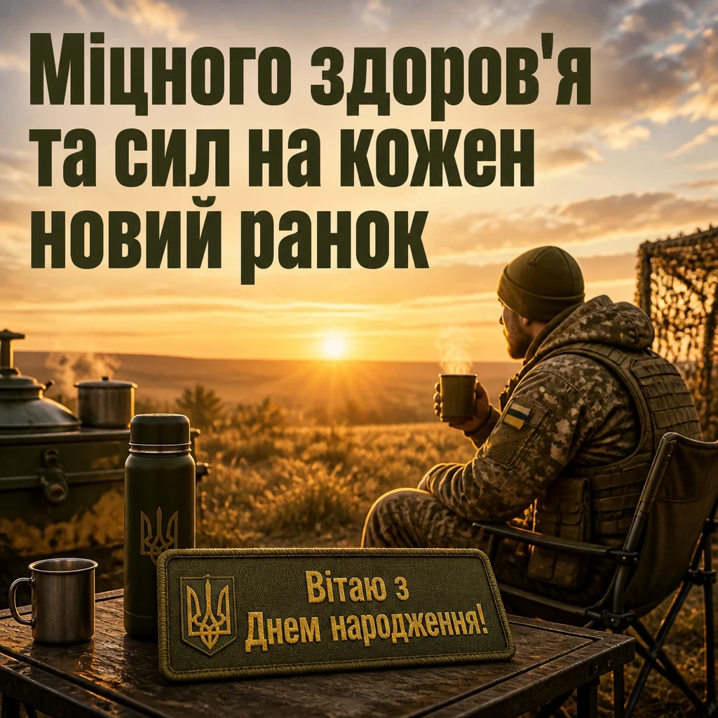 привітання з днем народження у військовий час