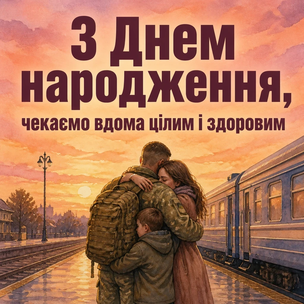 привітання з днем народження у військовий час
