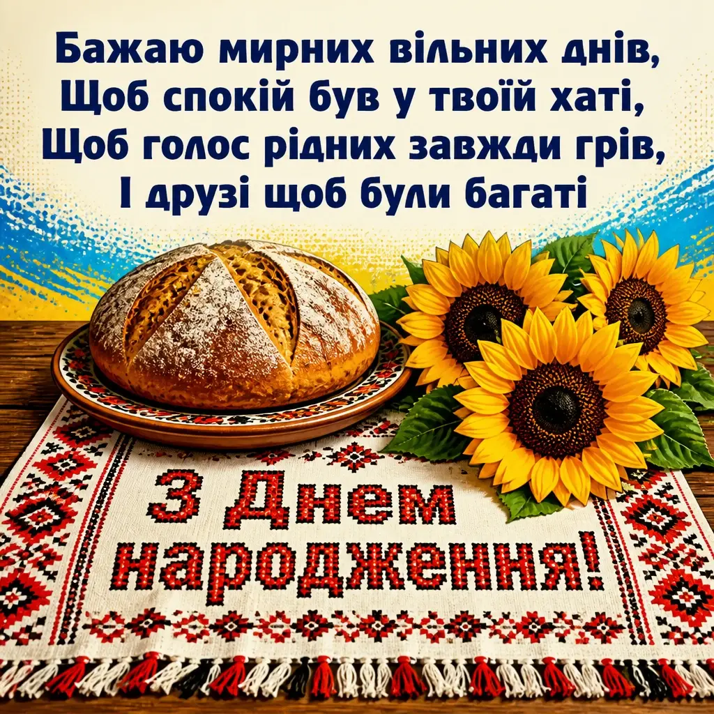 привітання з днем народження у військовий час