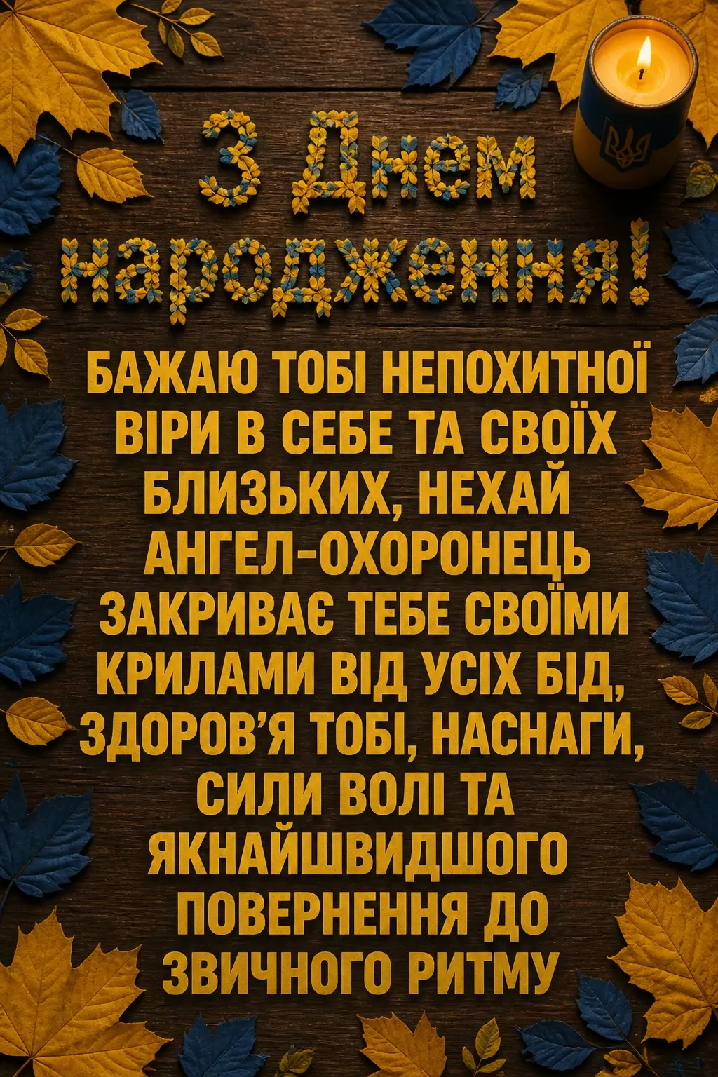 привітання з днем народження у військовий час