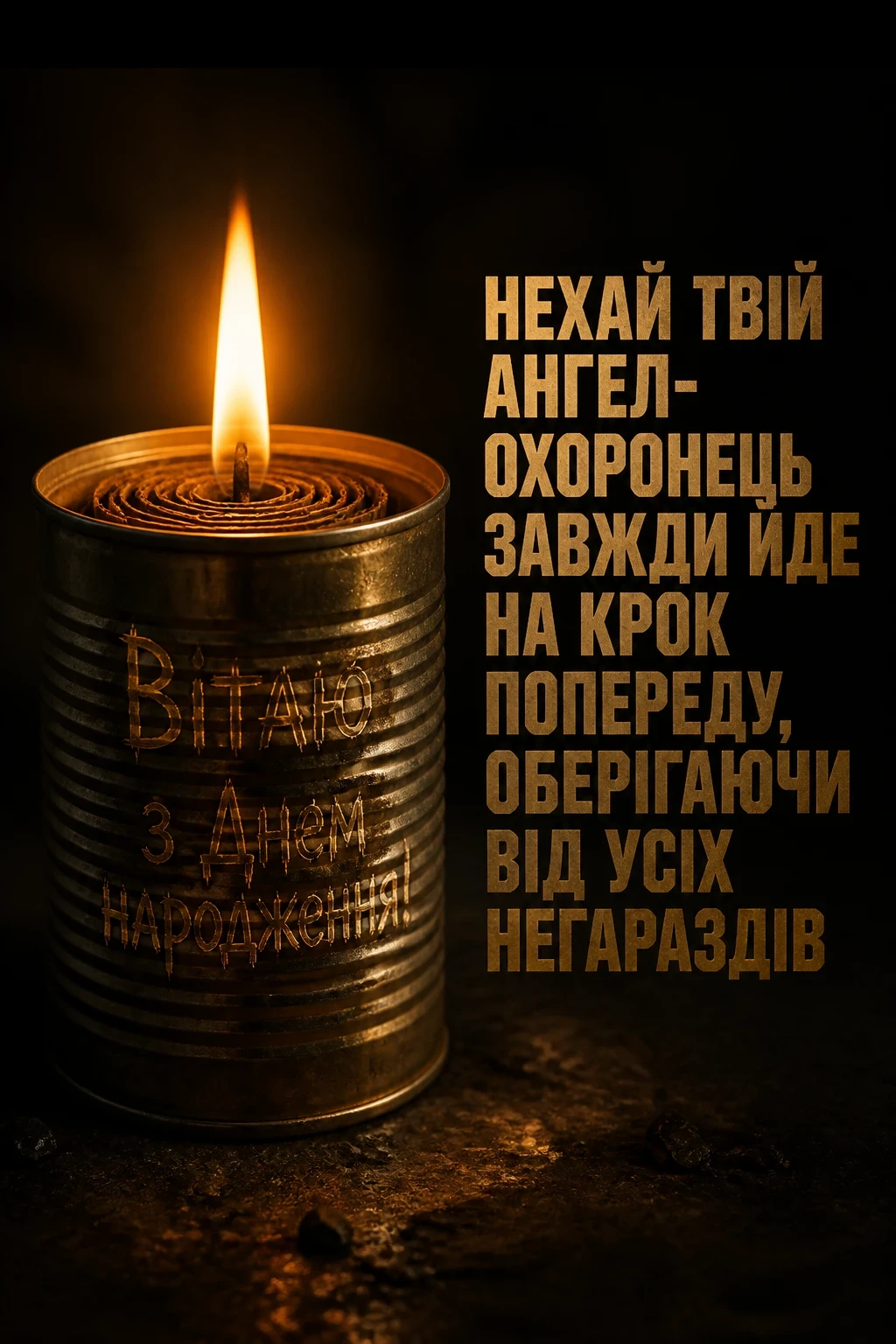 привітання з днем народження у військовий час