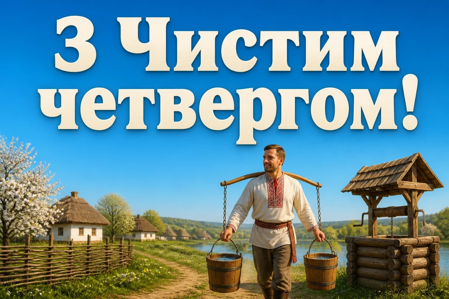привітання з чистим четвергом українською мовою