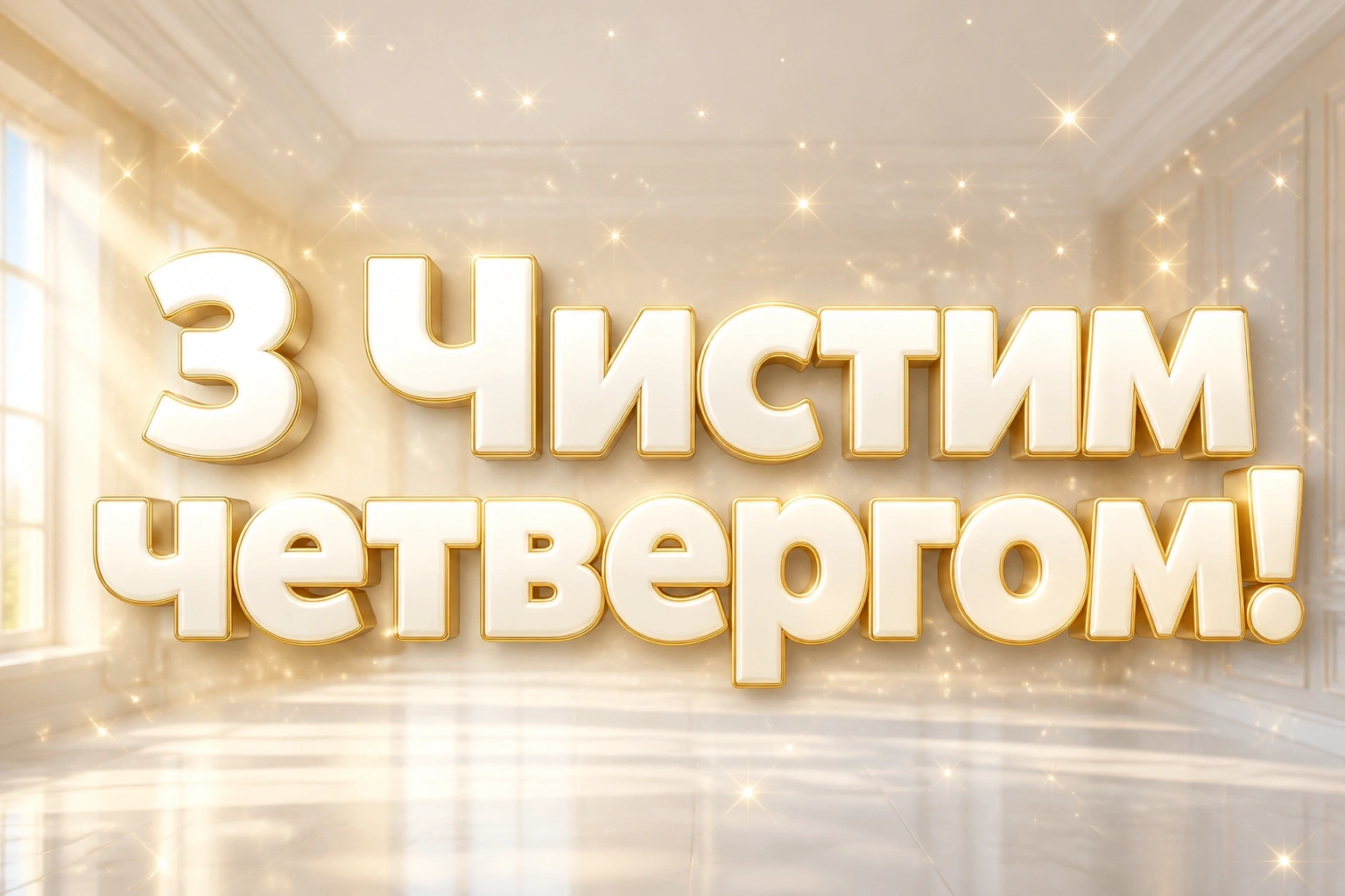 привітання з чистим четвергом українською мовою