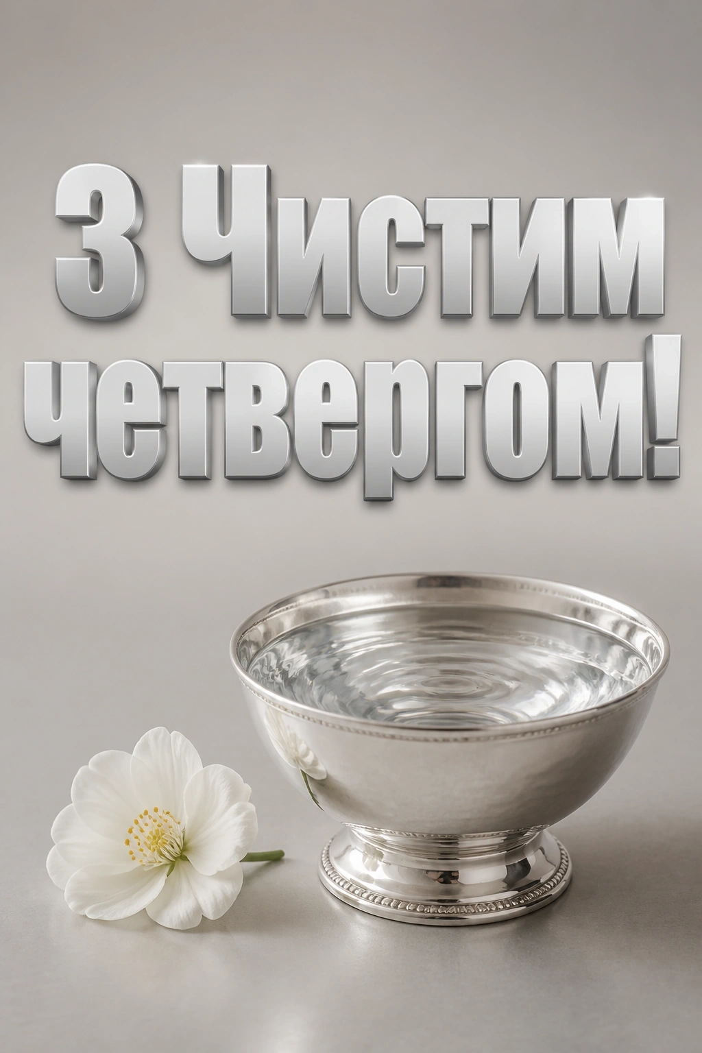 привітання з чистим четвергом українською мовою
