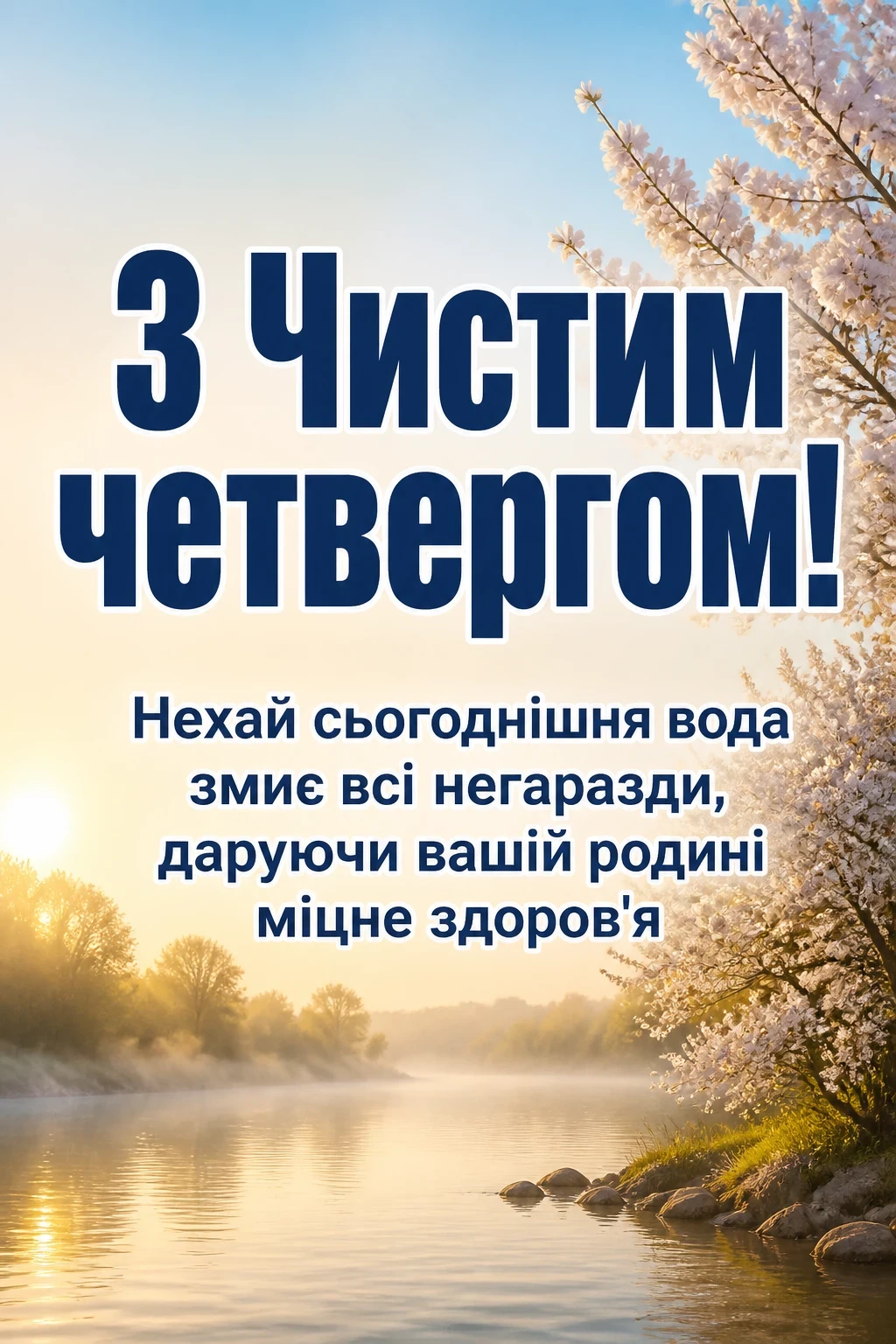 привітання з чистим четвергом українською мовою