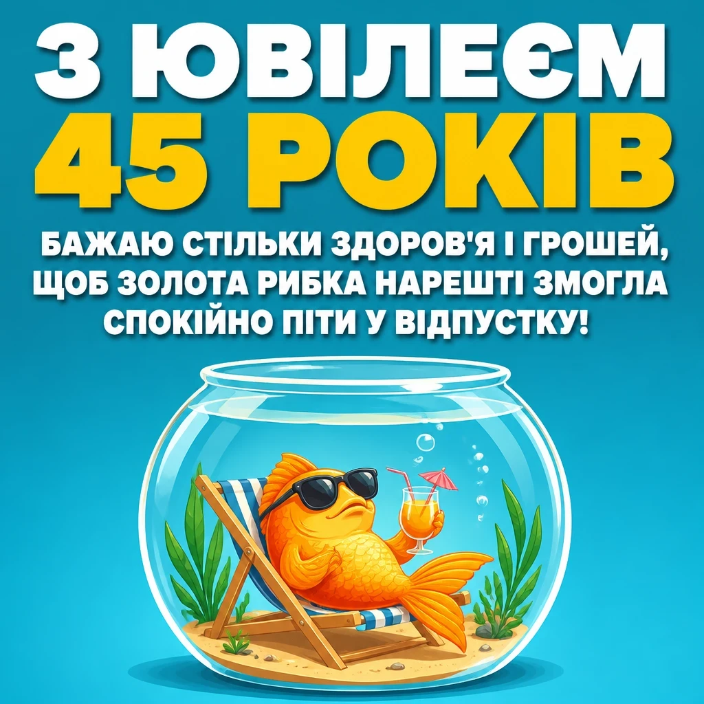 оригінальне привітання з ювілеєм