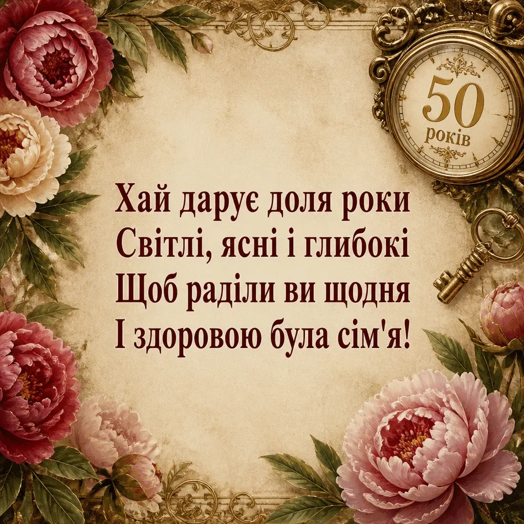 оригінальне привітання з ювілеєм