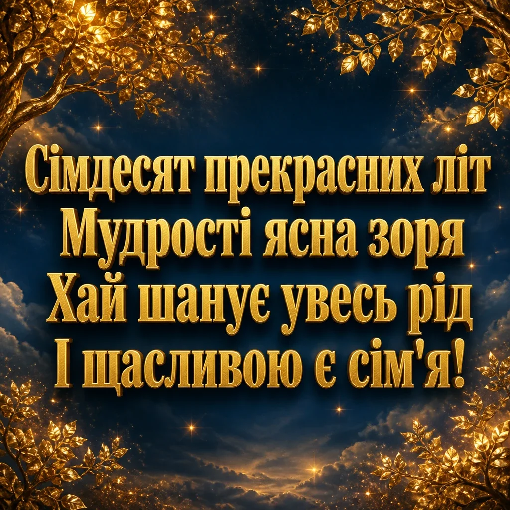 оригінальне привітання з ювілеєм