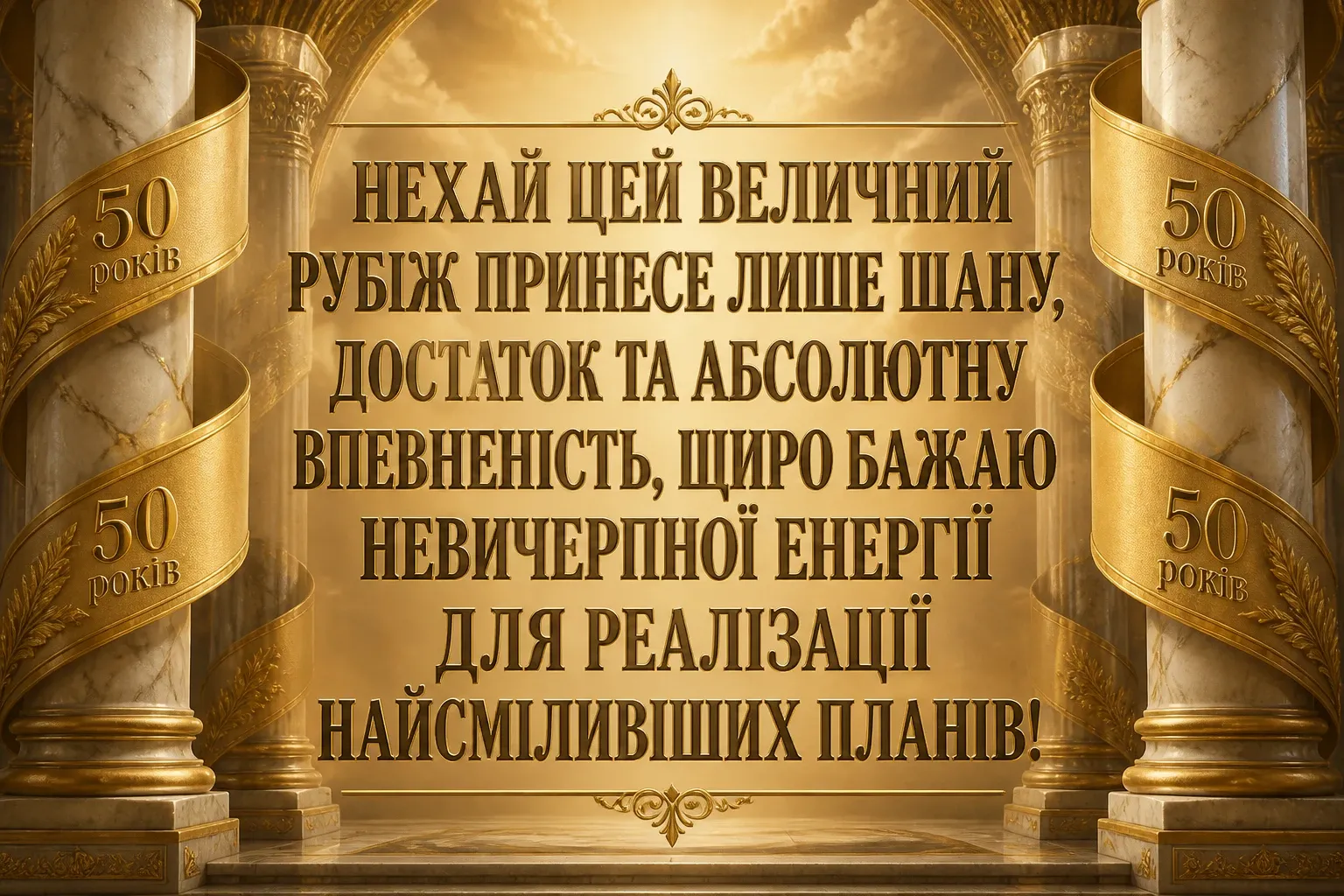 оригінальне привітання з ювілеєм