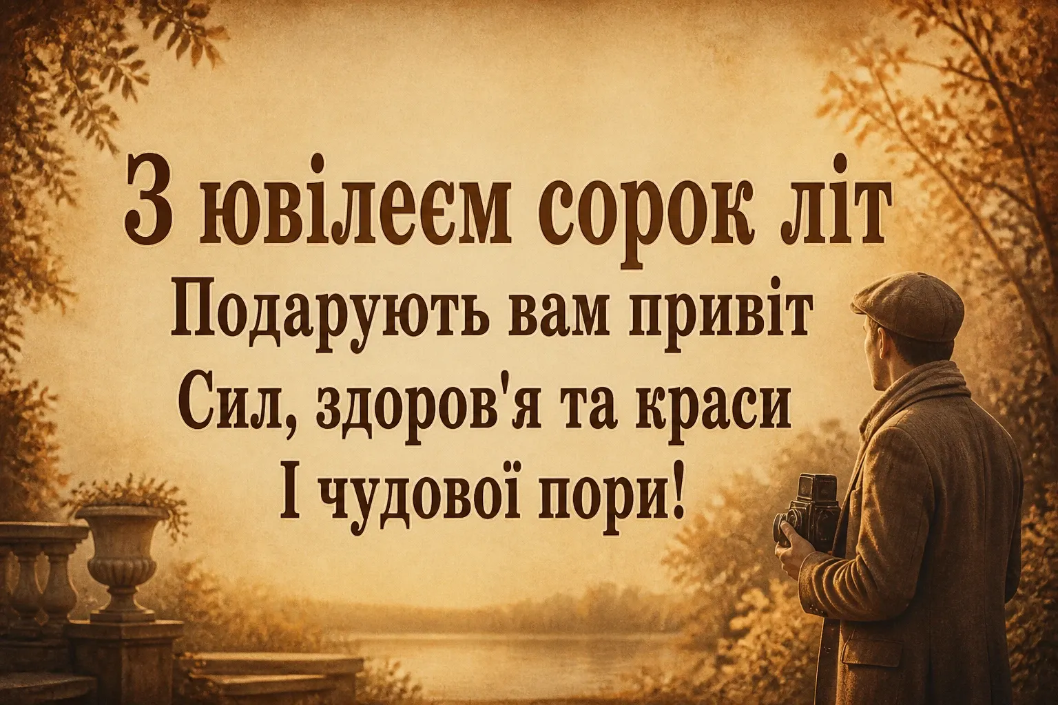 оригінальне привітання з ювілеєм