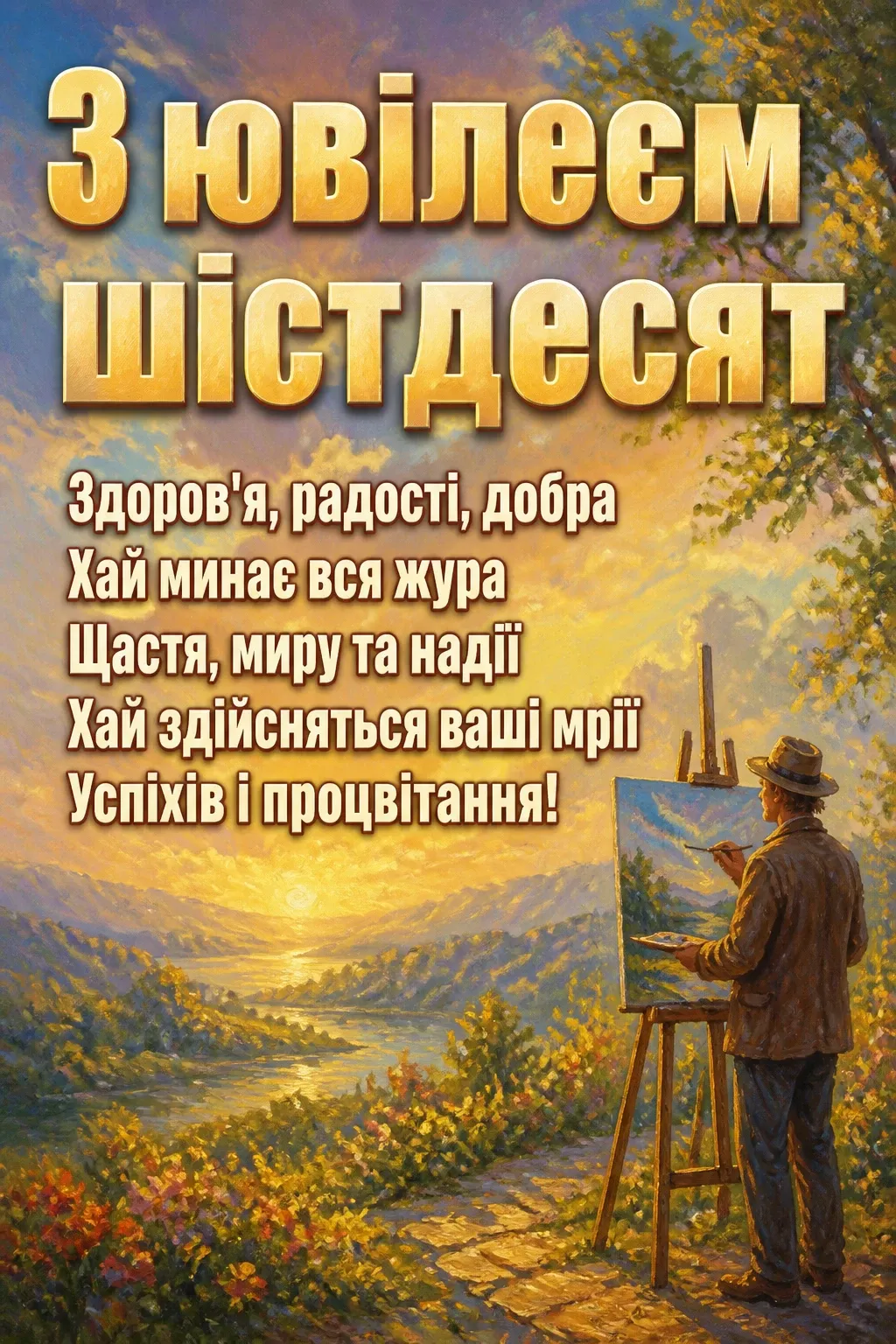 оригінальне привітання з ювілеєм